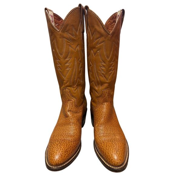 VTG Renegade Handmade Mexico Women’s 8 Leather Western Cowboy Boots Barely Worn - Picture 2 of 13